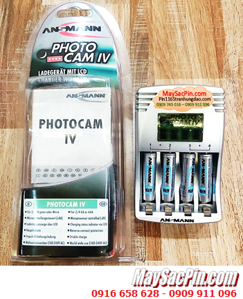 Ansman PhotoCam IV _Máy sạc 4 Pin AAA, Kèm sẳn 4 Pin sạc Ansman AAA1100mAh-1.2v Mignon